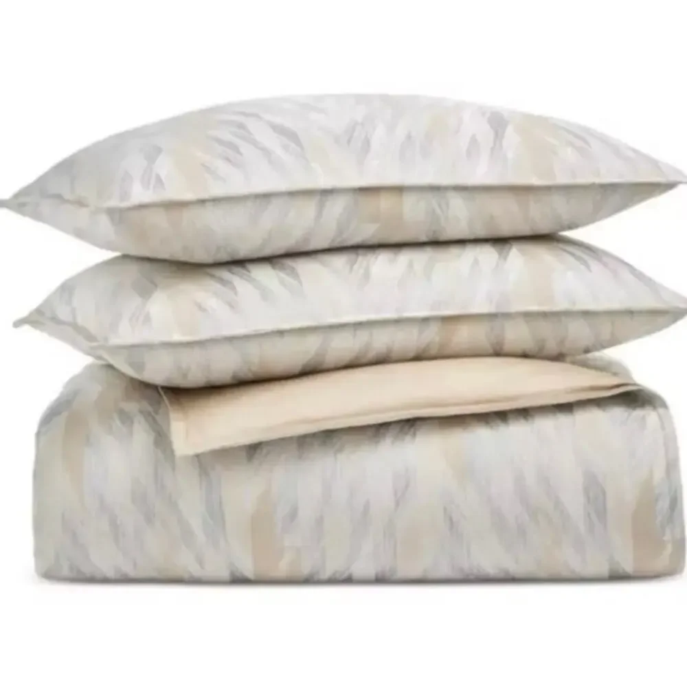 HOTEL COLLECTION Textured Chevron 3 Piece, Comforter Cover/2 King Shams, A75